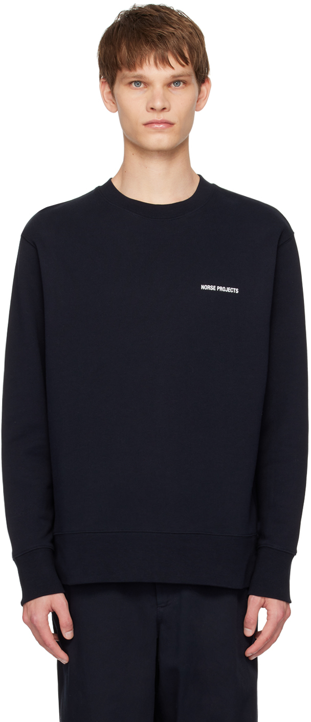 NORSE PROJECTS: Navy Arne Sweatshirt | SSENSE