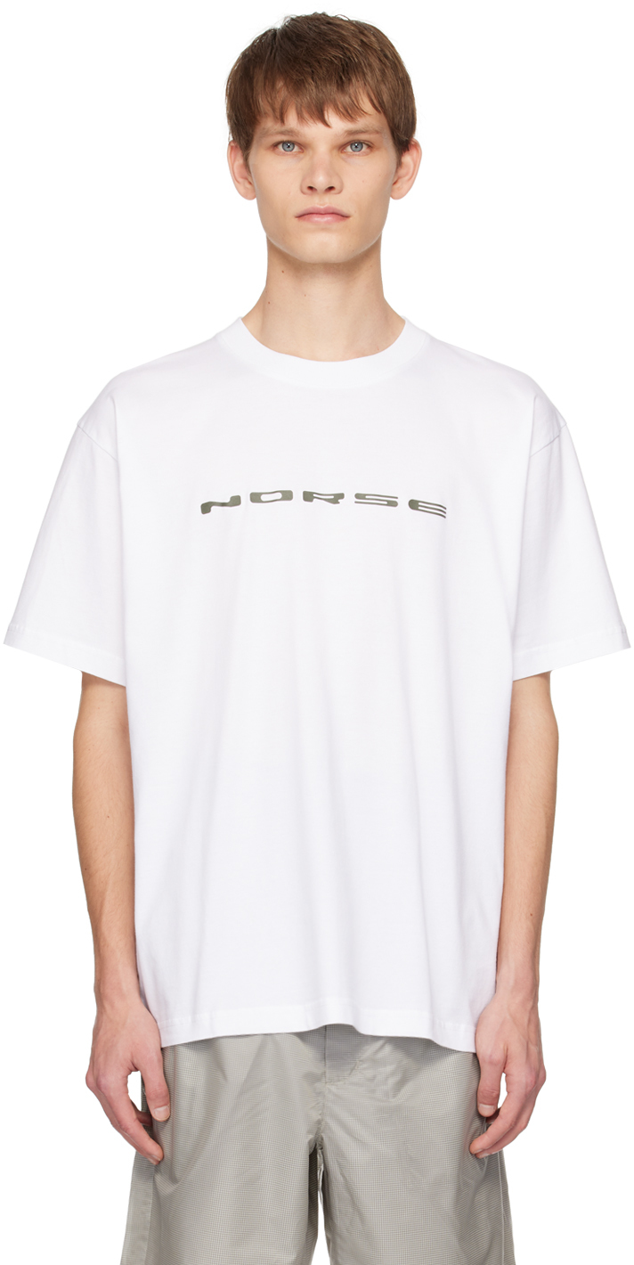 Shop Norse Projects White Simon T-shirt