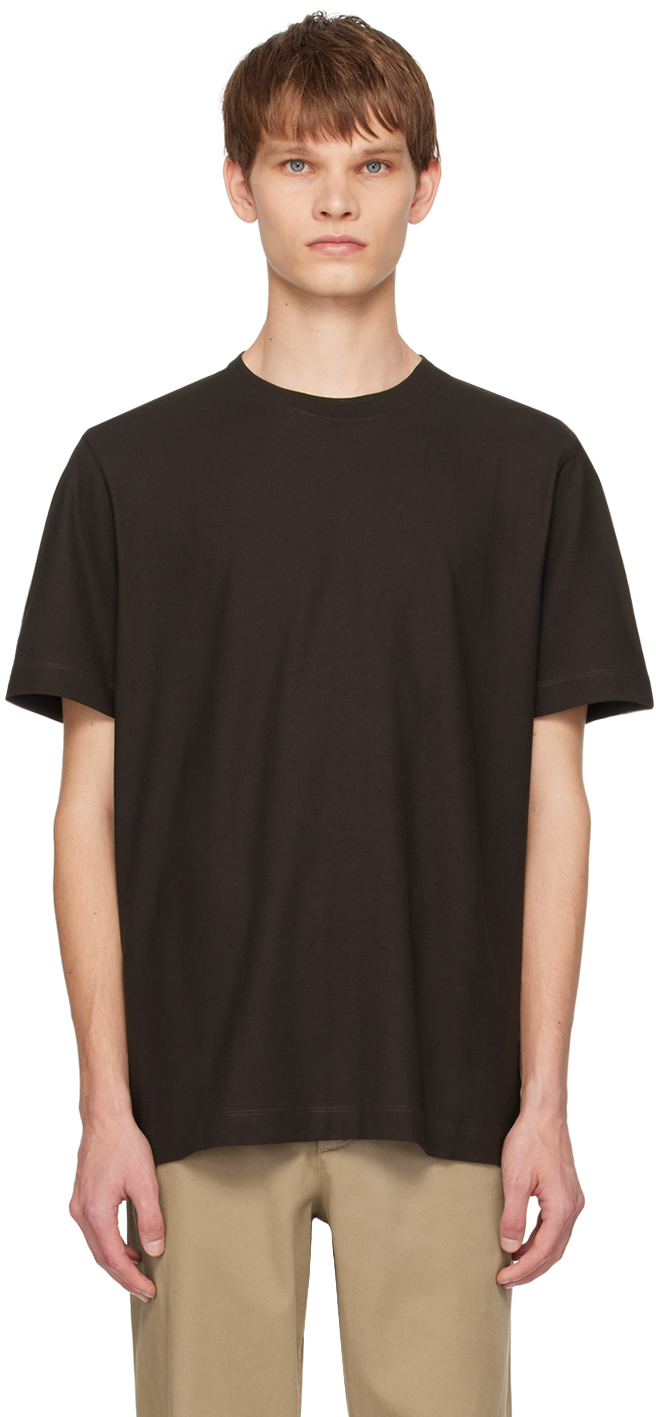 NORSE PROJECTS BROWN JAKOB T-SHIRT 