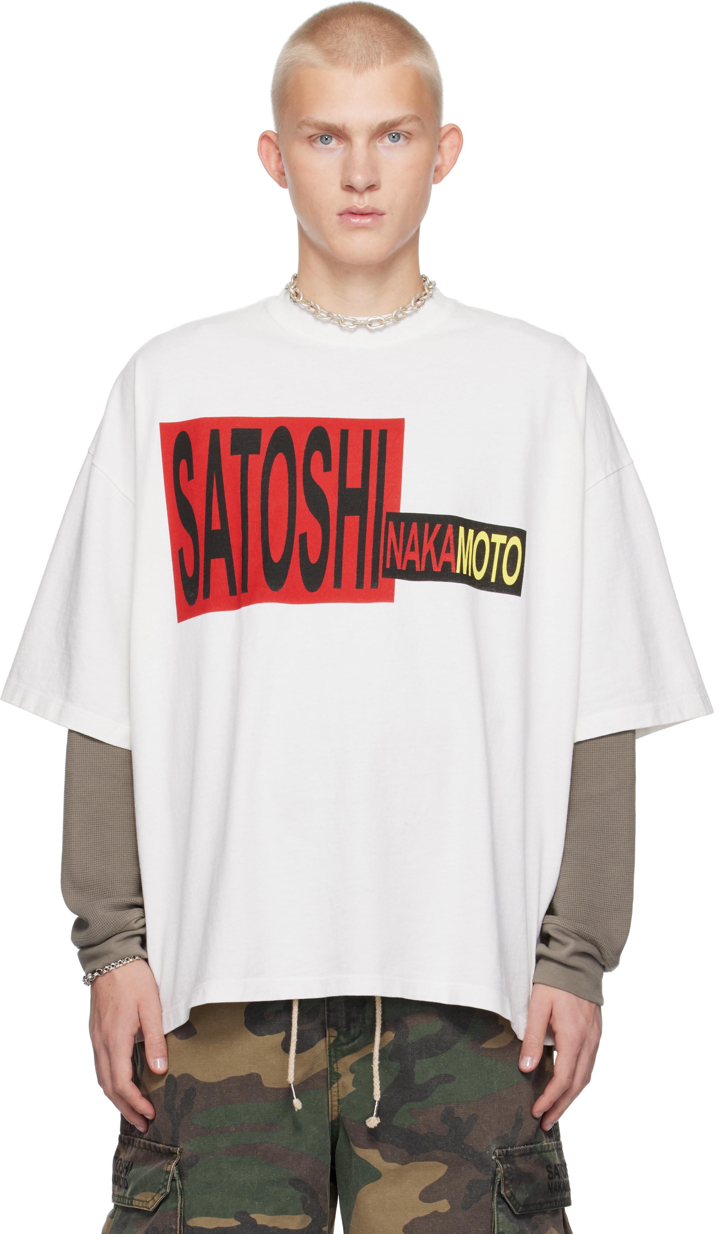 White Distort T-shirt