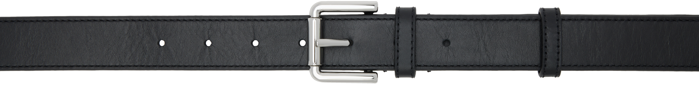 Black Leather 30 Long Belt