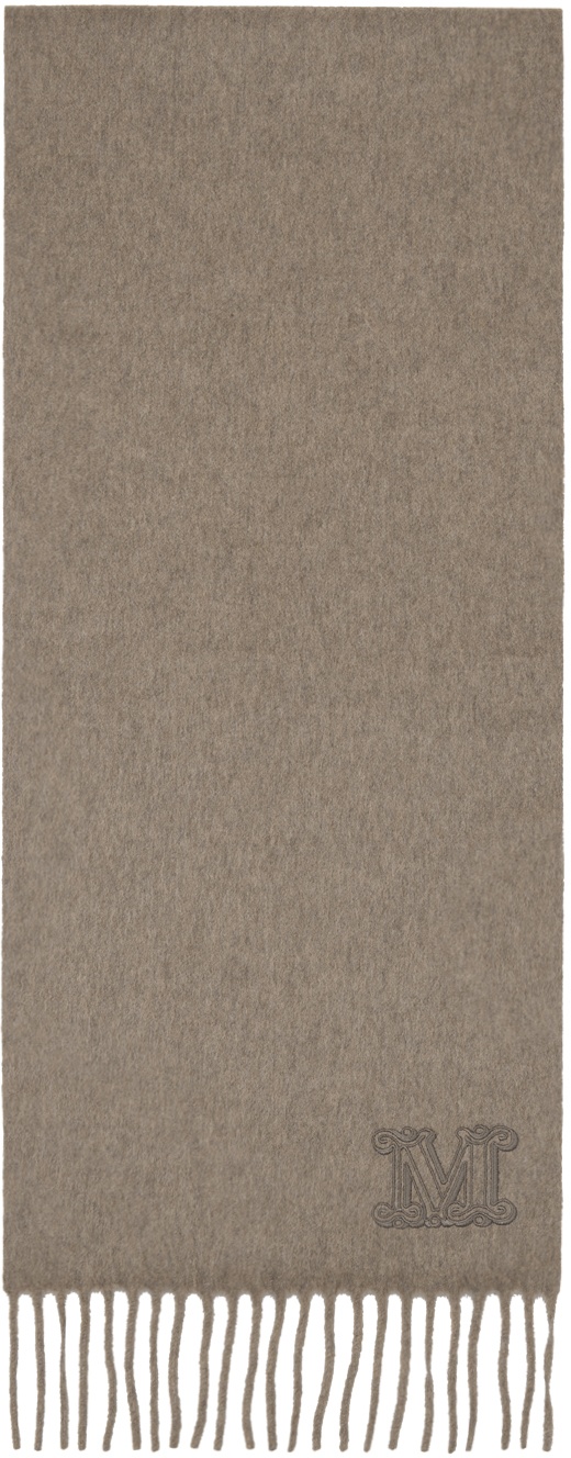 スカーフ MAX MARA BROWN CASHMERE SCARVE Max Mara Cashmere Scarf | Brown | FARFETCH