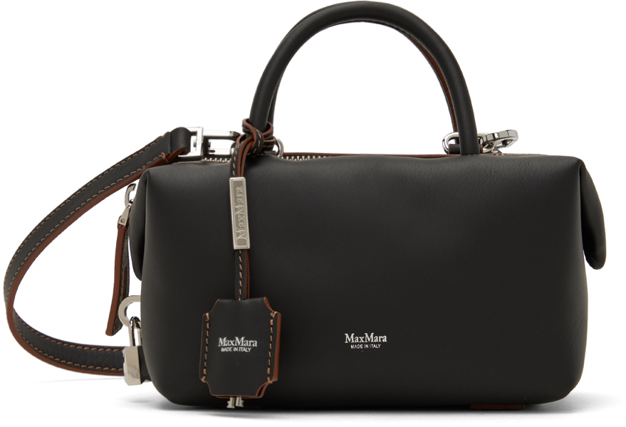 Max Maraのブラック スモール Holdalls バッグがセール中