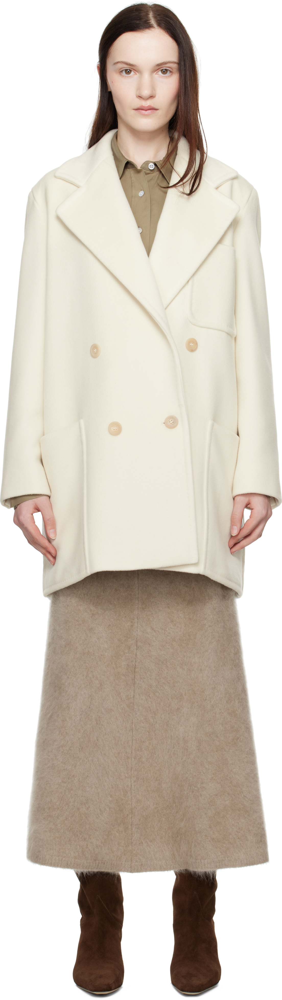 【関税込み】Max Mara ホワイト Starna テーラードジャケット Max Maraのホワイト Starna テーラードジャケットがセール中