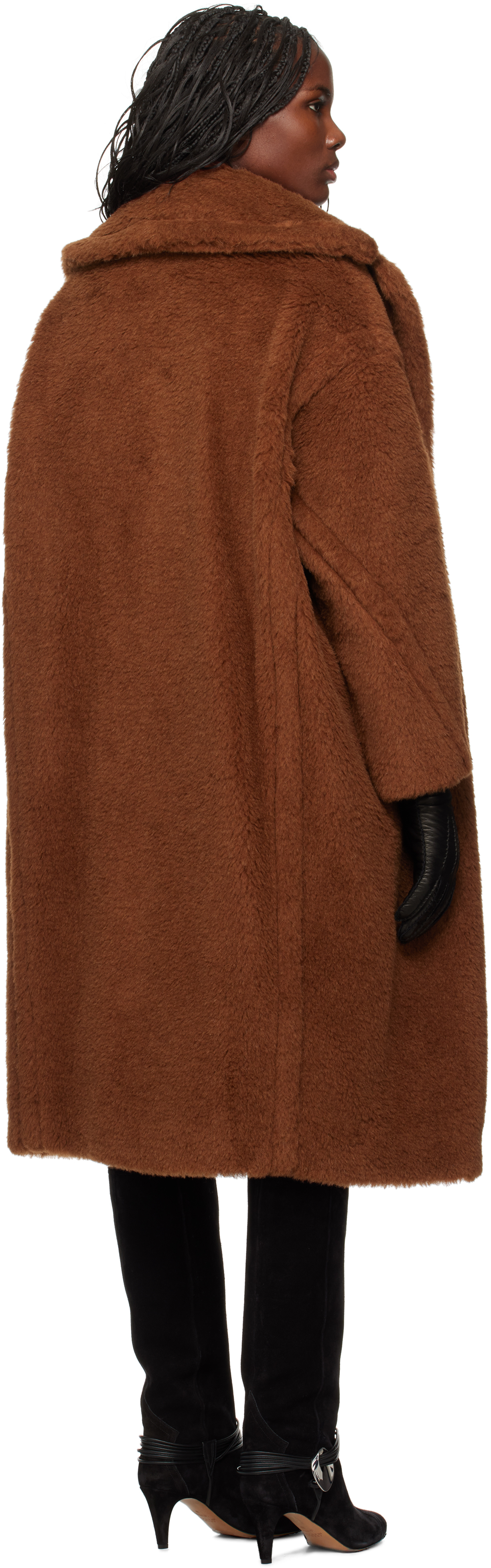 Max Mara Tan Tedgirl Coat In 011 Rust