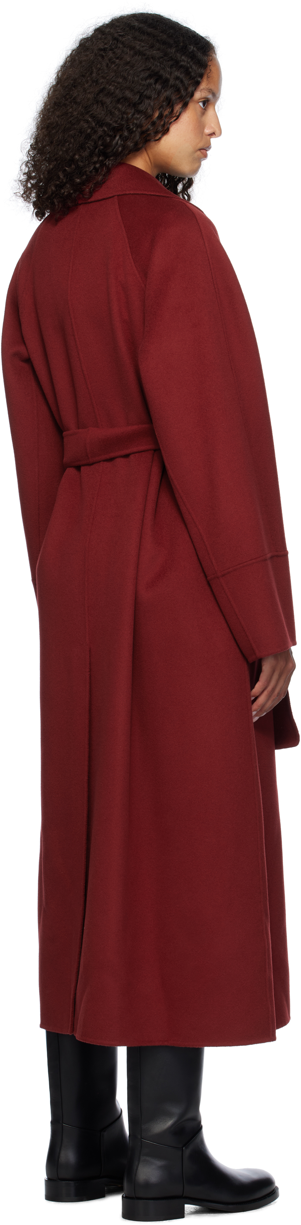 Max Mara Red Malika Coat In 085 Red