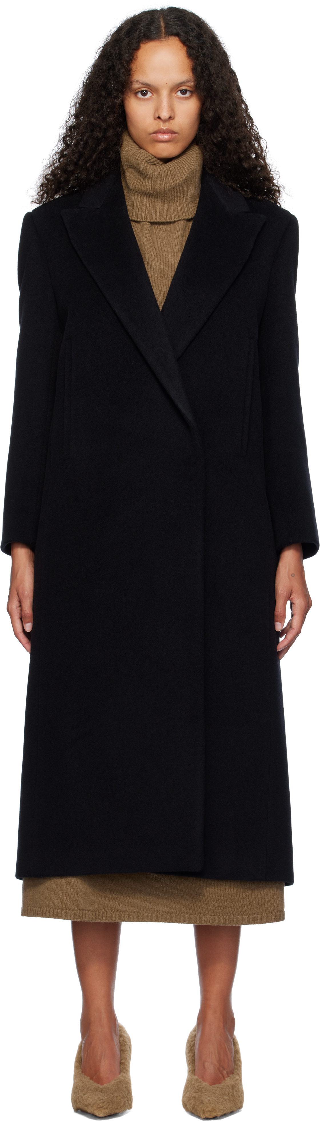 【関税込み】Max Mara ブラック Estremo コート Max Mara Black Estremo Coat | REVERSIBLE