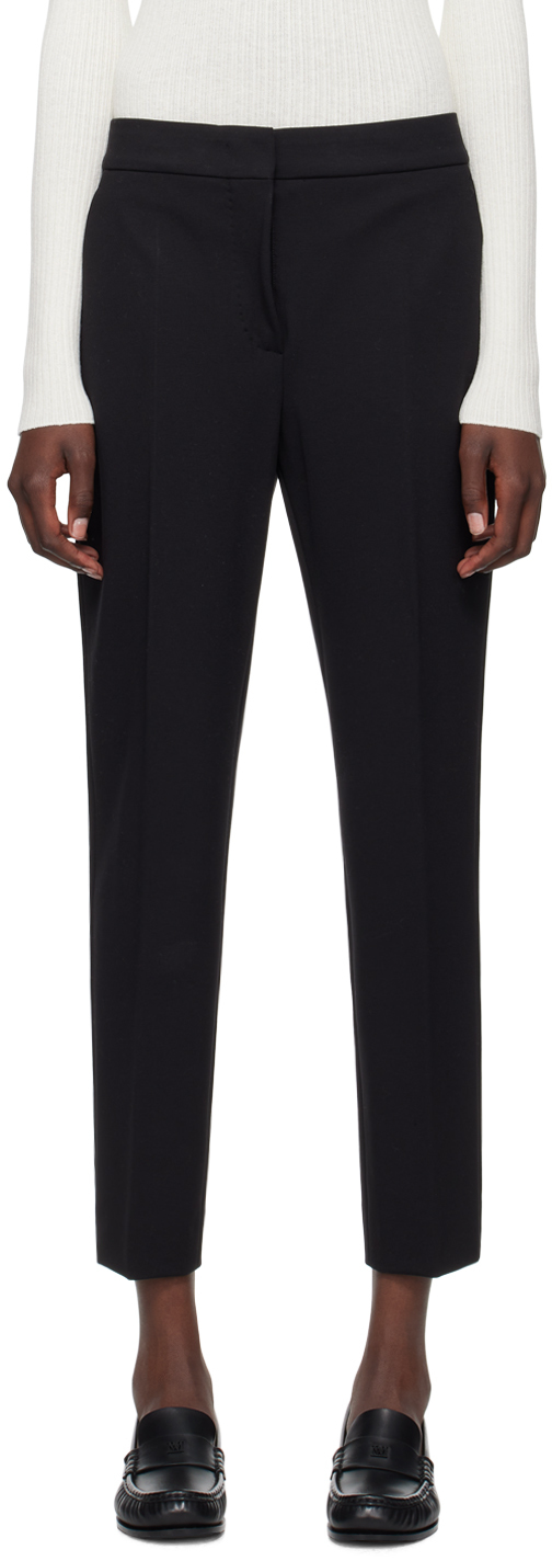 Black Pegno Trousers by Max Mara on Sale