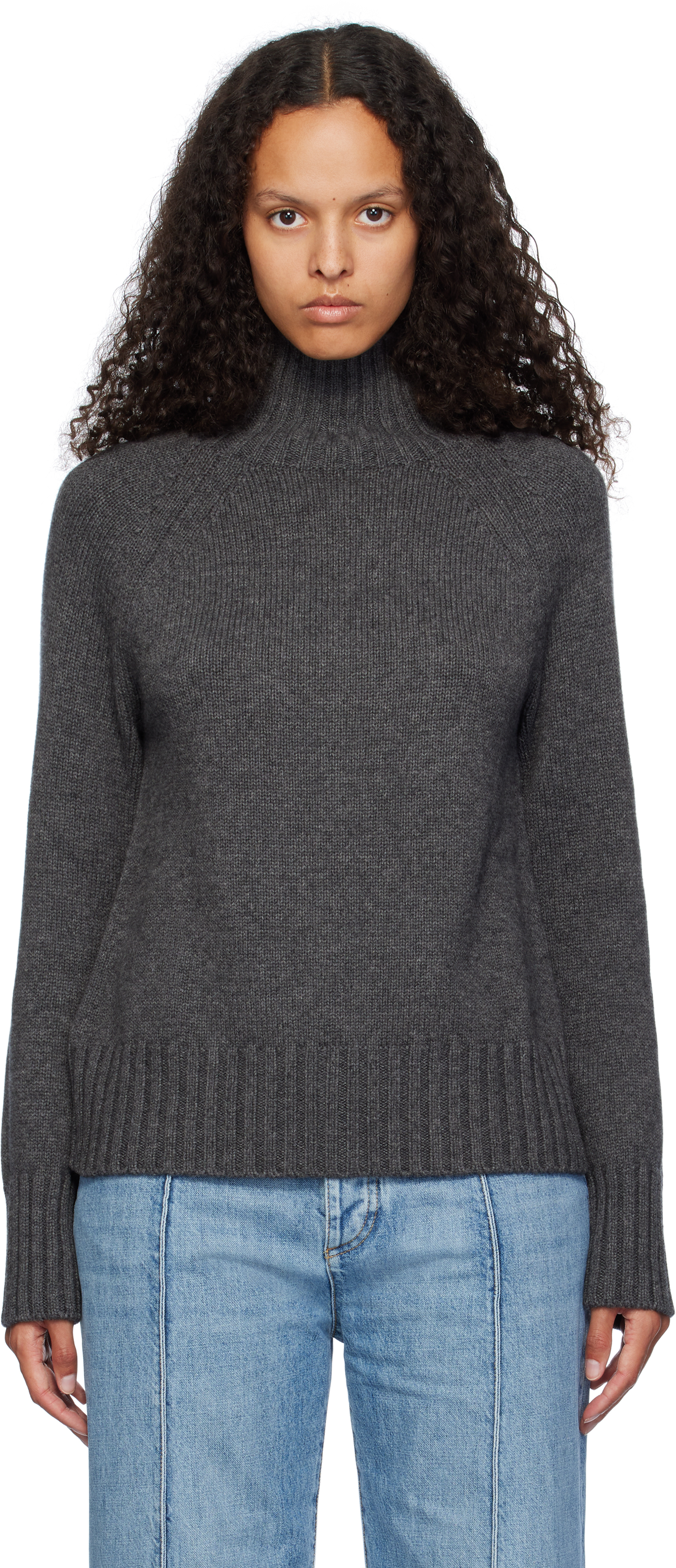 MAX MARA GRAY MANTOVA TURTLENECK
