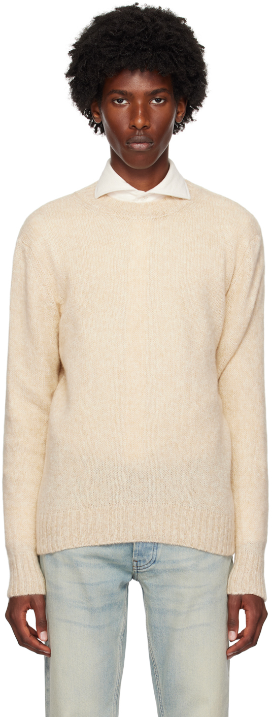 Beige Crewneck Sweater