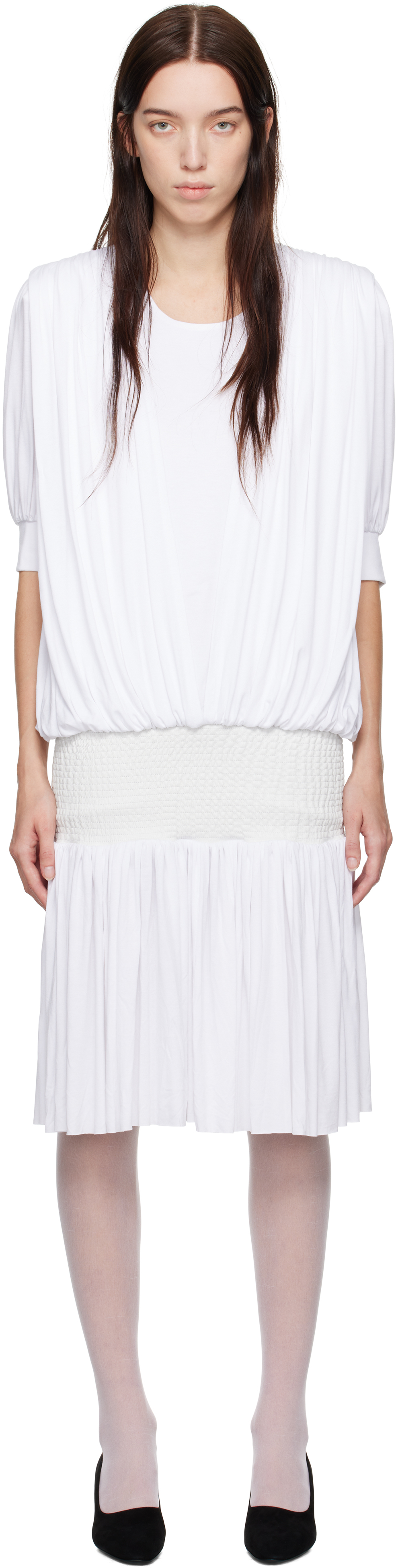 White Grace Midi Dress