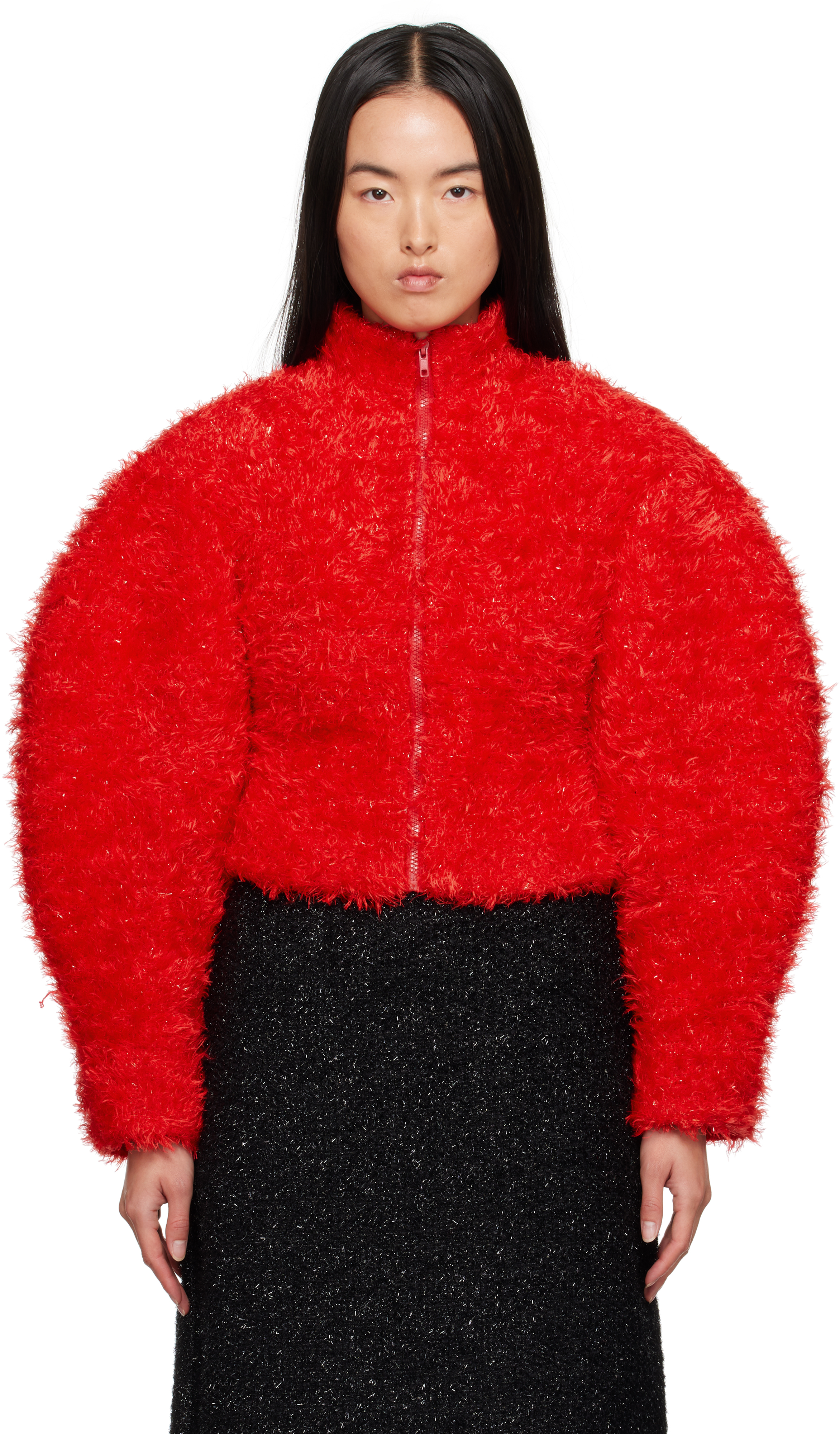 【関税込み】Nicklas Skovgaard レッド Francesca ジャケット Red Francesca Jacket by Nicklas Skovgaard on Sale