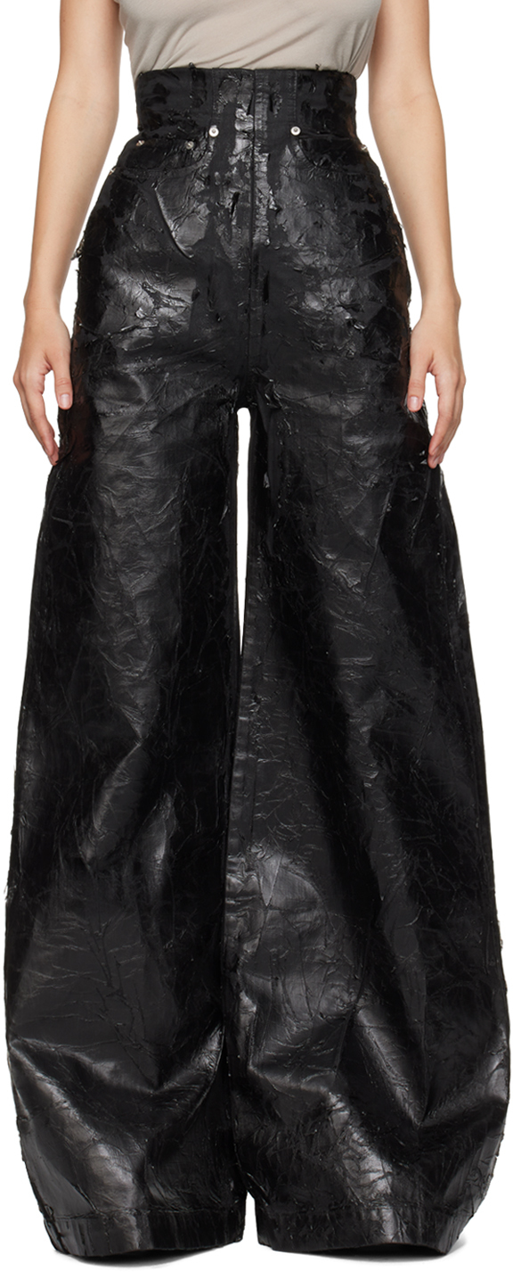 Shop Rick Owens Drkshdw Black Porterville Dirt Cooper Jeans In 09 Black