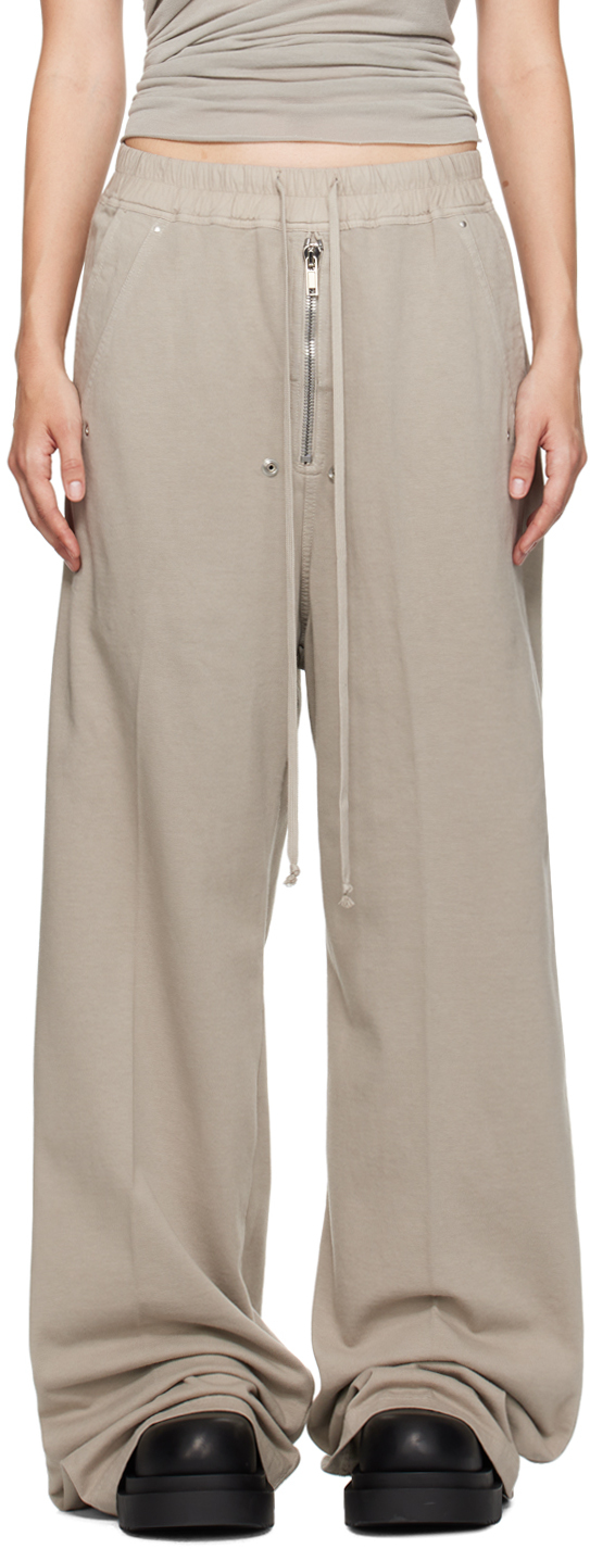 Shop Rick Owens Drkshdw Gray Porterville Geth Belas Lounge Pants In 08 Pearl