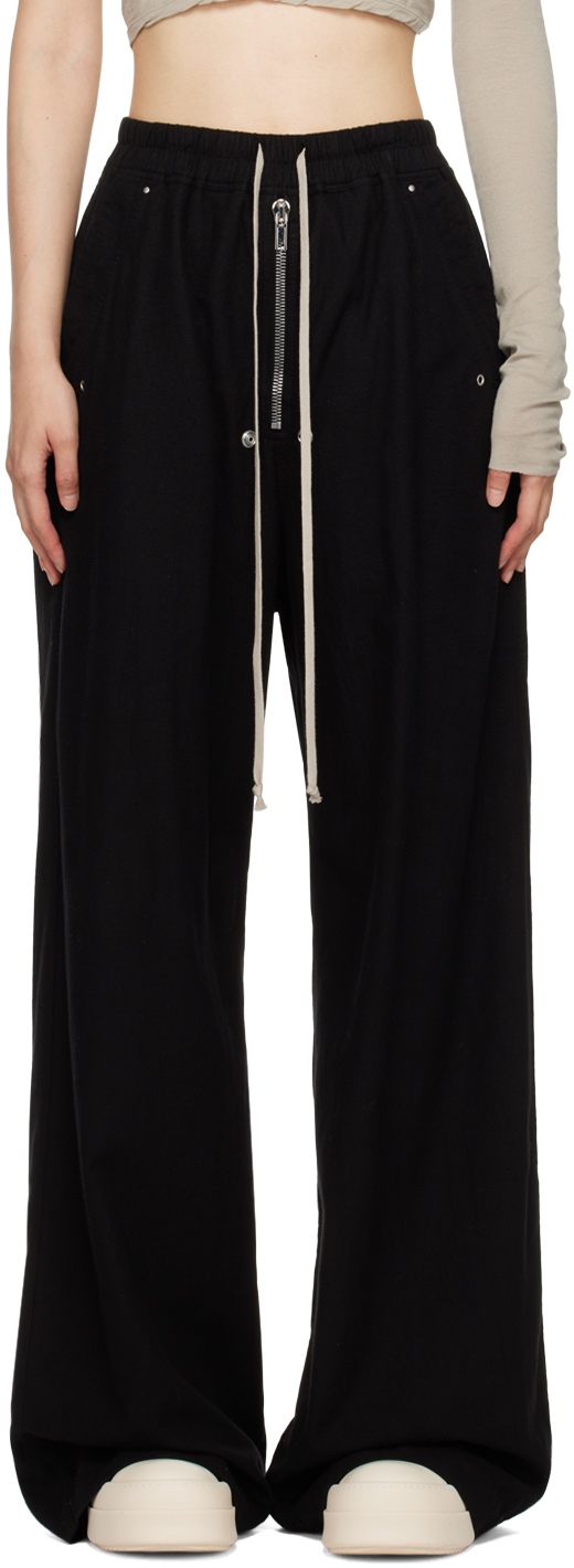 Shop Rick Owens Drkshdw Black Porterville Geth Bela Lounge Pants In 09 Black