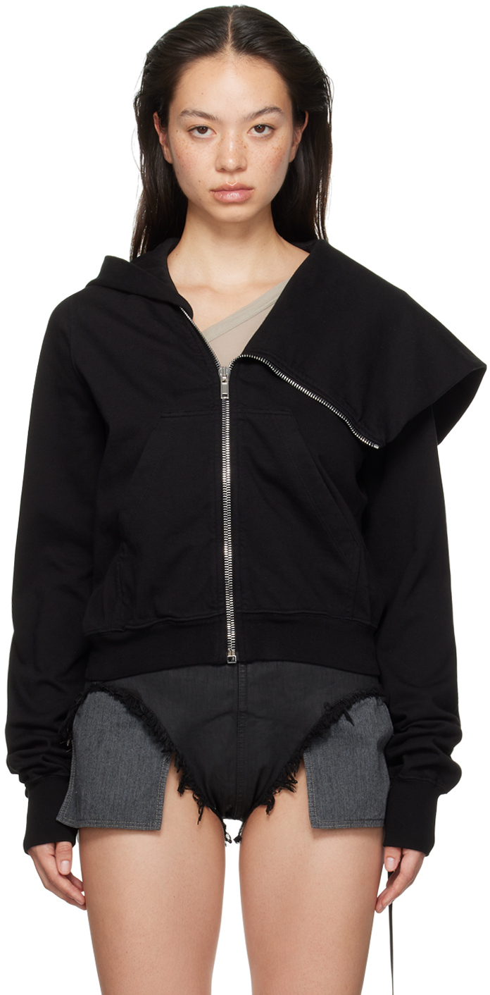 Shop Rick Owens Drkshdw Black Mountain Hoodie In 09 Black