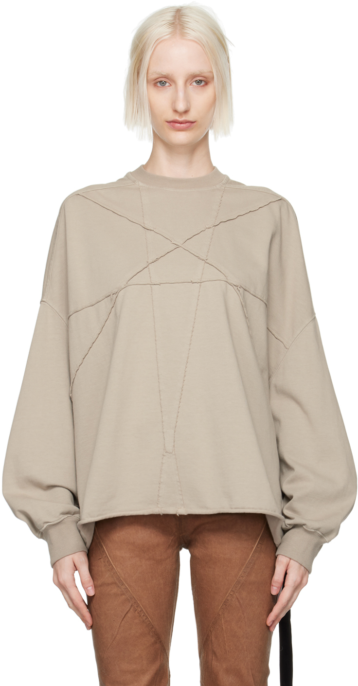 Rick Owens DRKSHDW Crater T Sweat Shirts Off-White Crater
