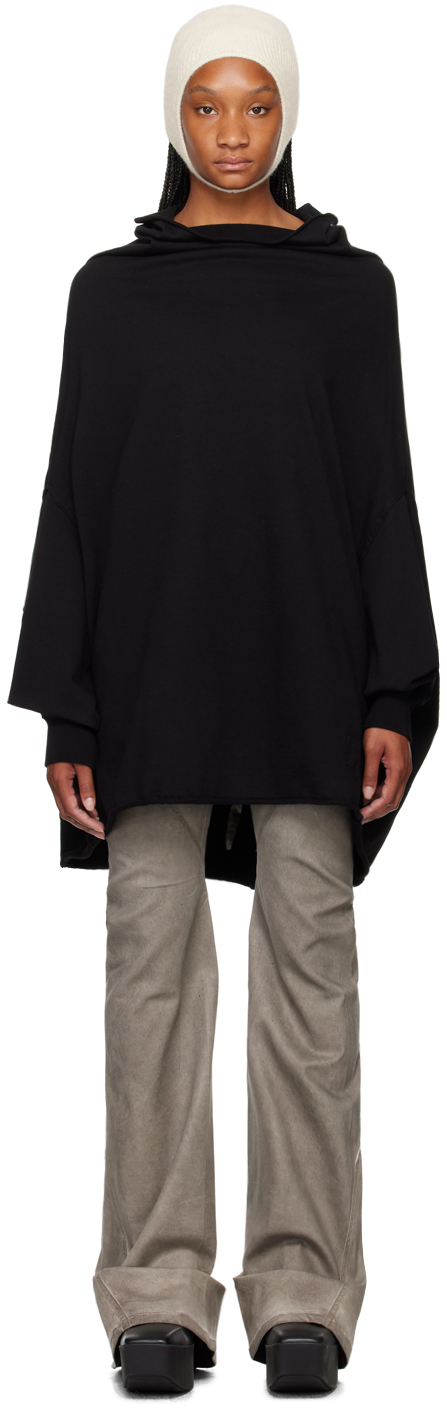 Shop Rick Owens Drkshdw ブラック Porterville Shroud スウェットシャツ In 09 Black