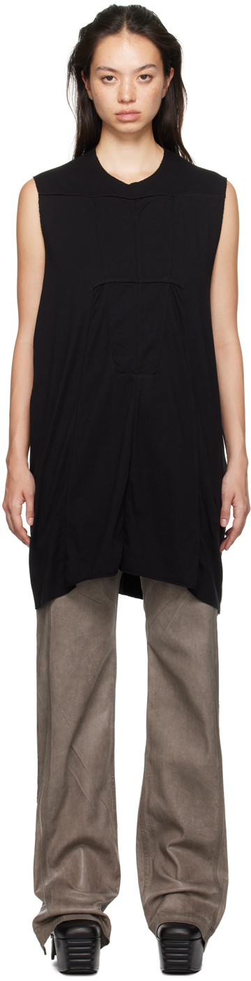 Shop Rick Owens Drkshdw Black Luxor Sl Tank Top In 09 Black