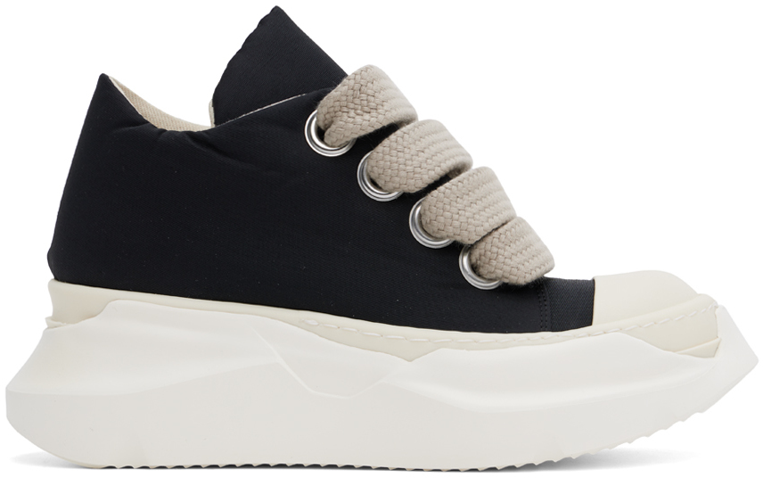 Rick Owens DRKSHDW: ブラック Porterville Jumbo Laced Abstract Low スニーカー |  SSENSE 日本