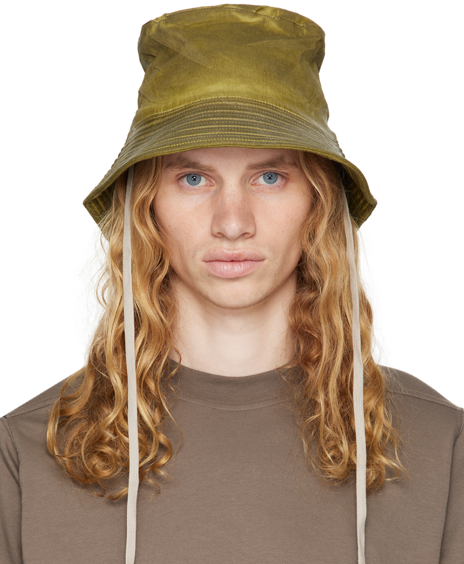 Shop Rick Owens Drkshdw Green Porterville Gilligan Bucket Hat In 85 Sage