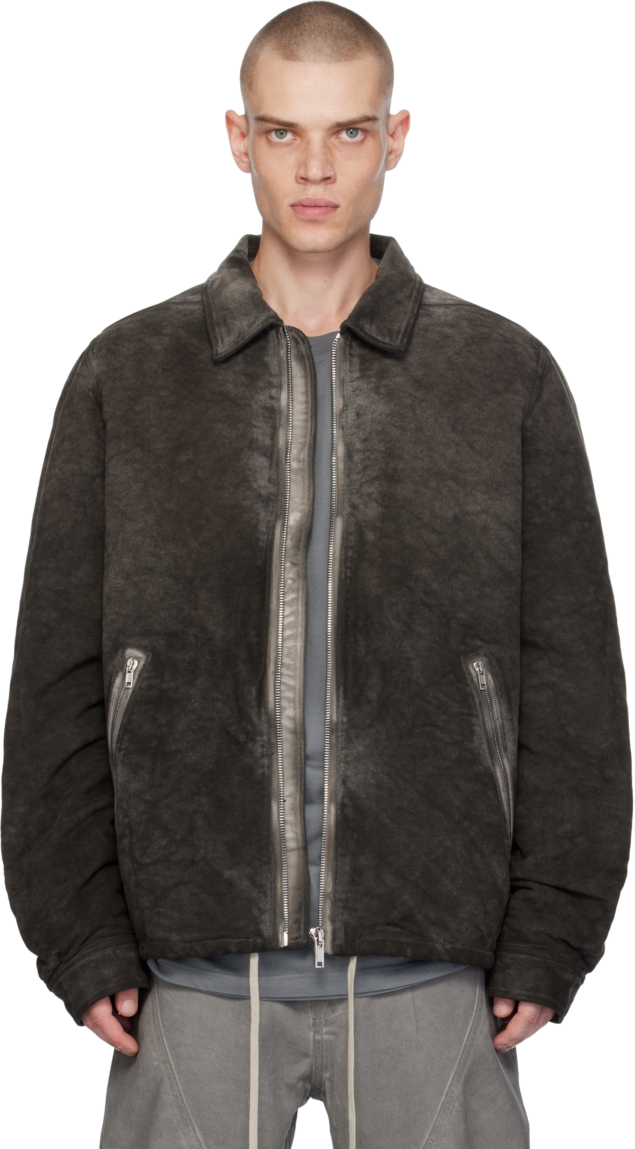 Gray Porterville Zipfront Jacket