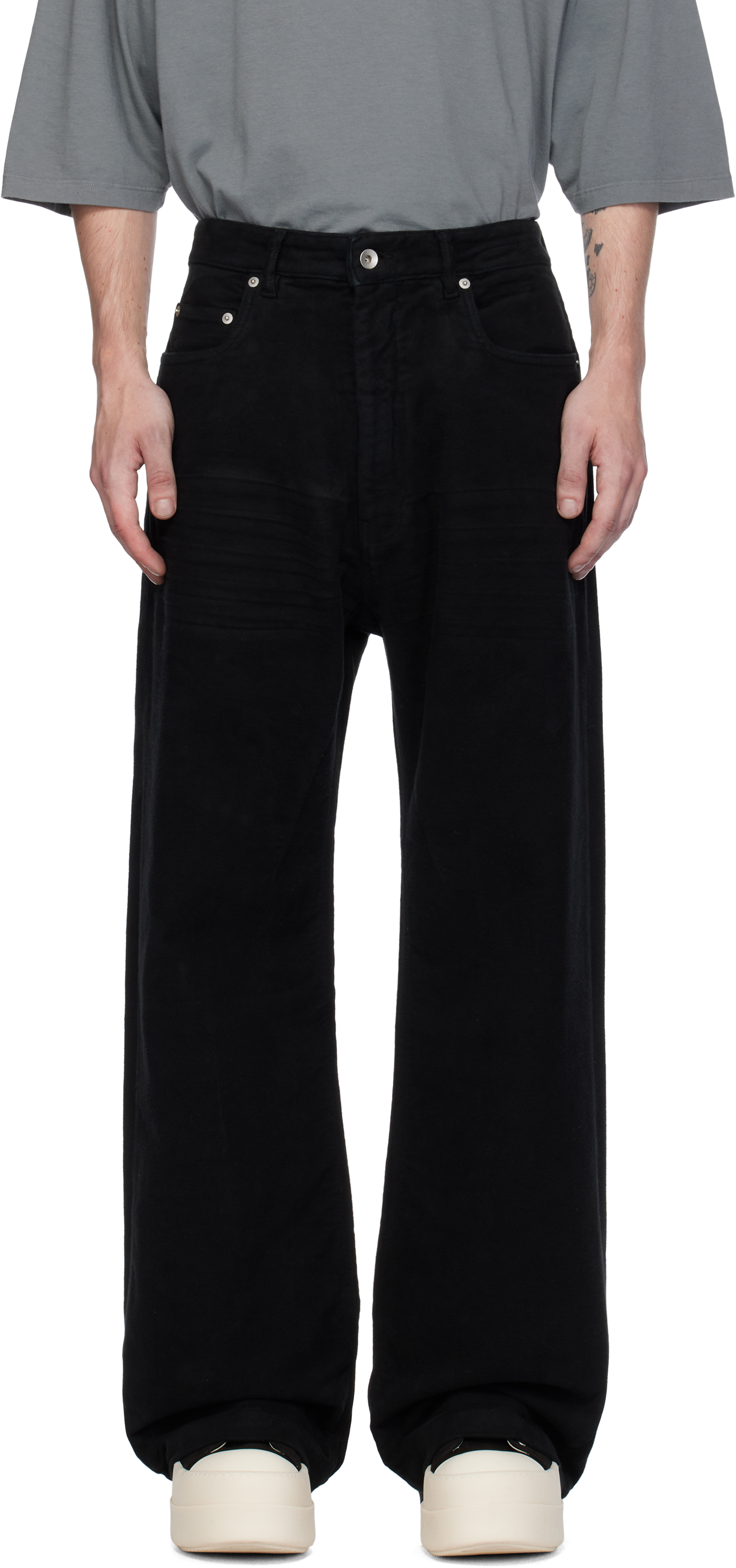 Black Porterville Geth Trousers