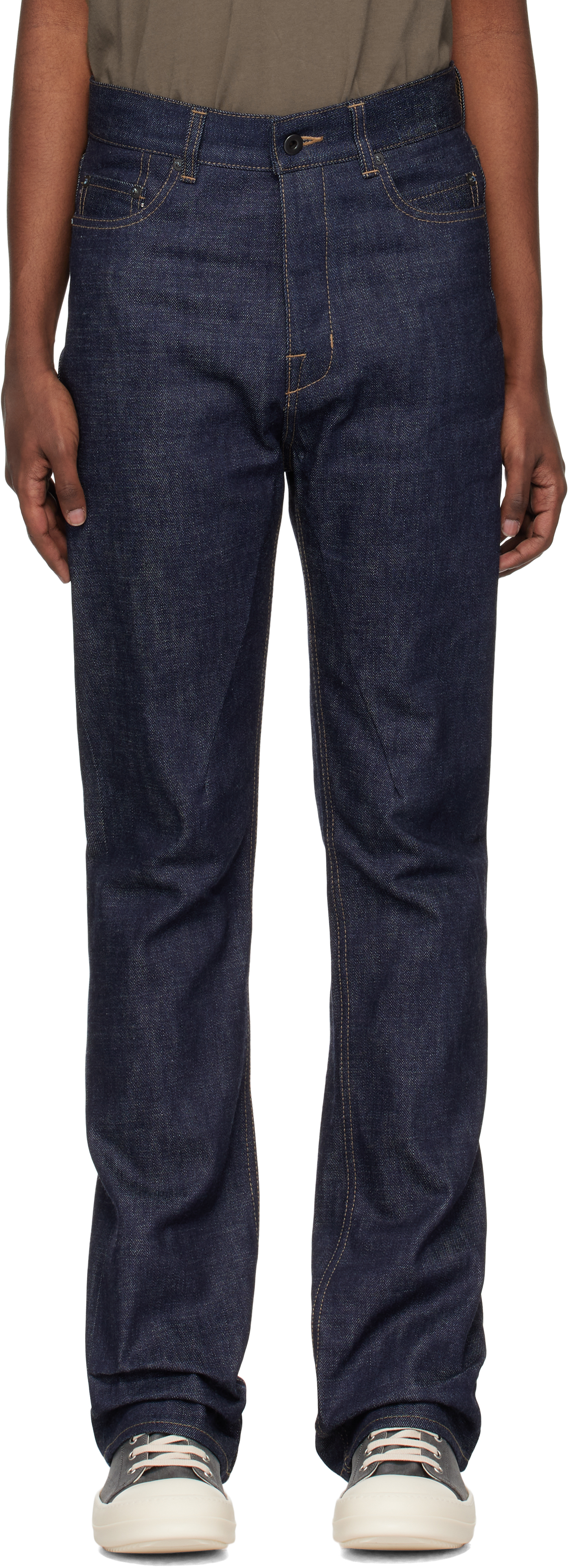 Navy Porterville Jim Cut Jeans