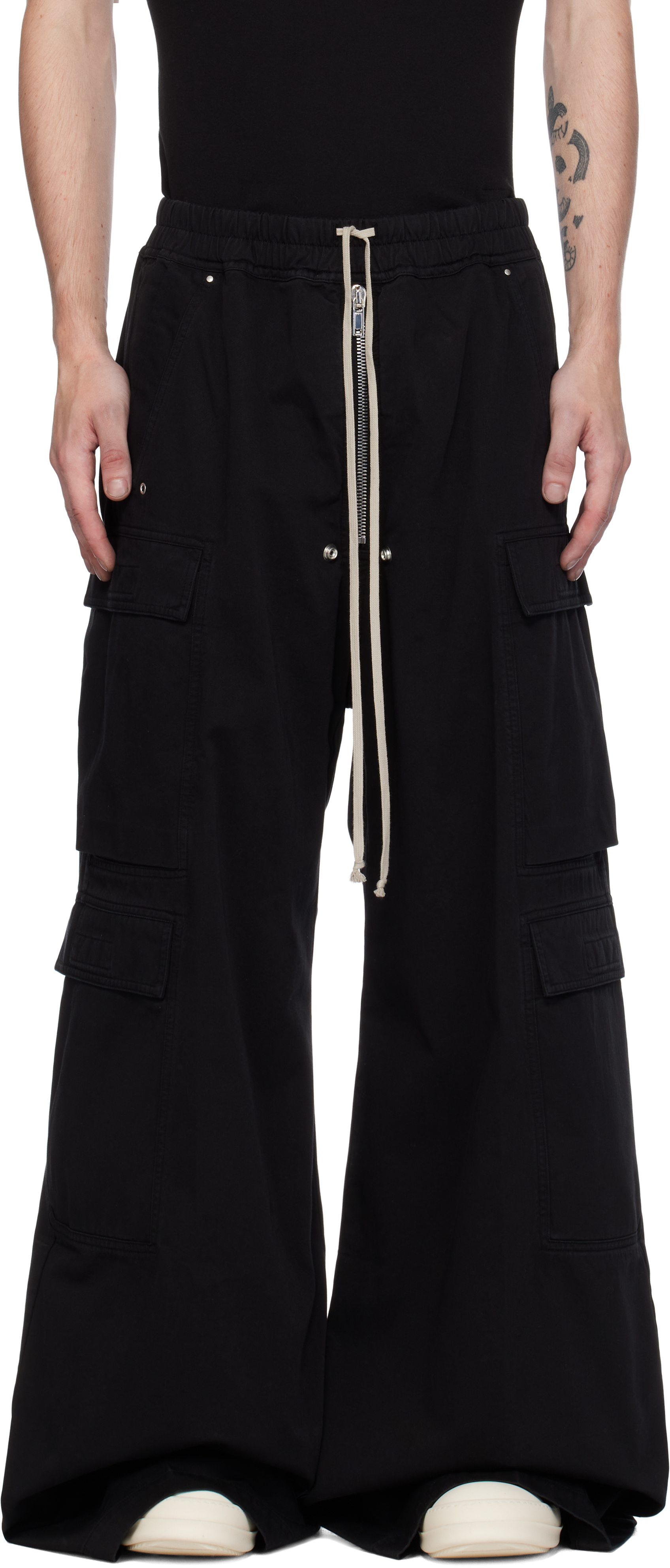 Black Porterville Double Jumbo Belas Cargo Pants