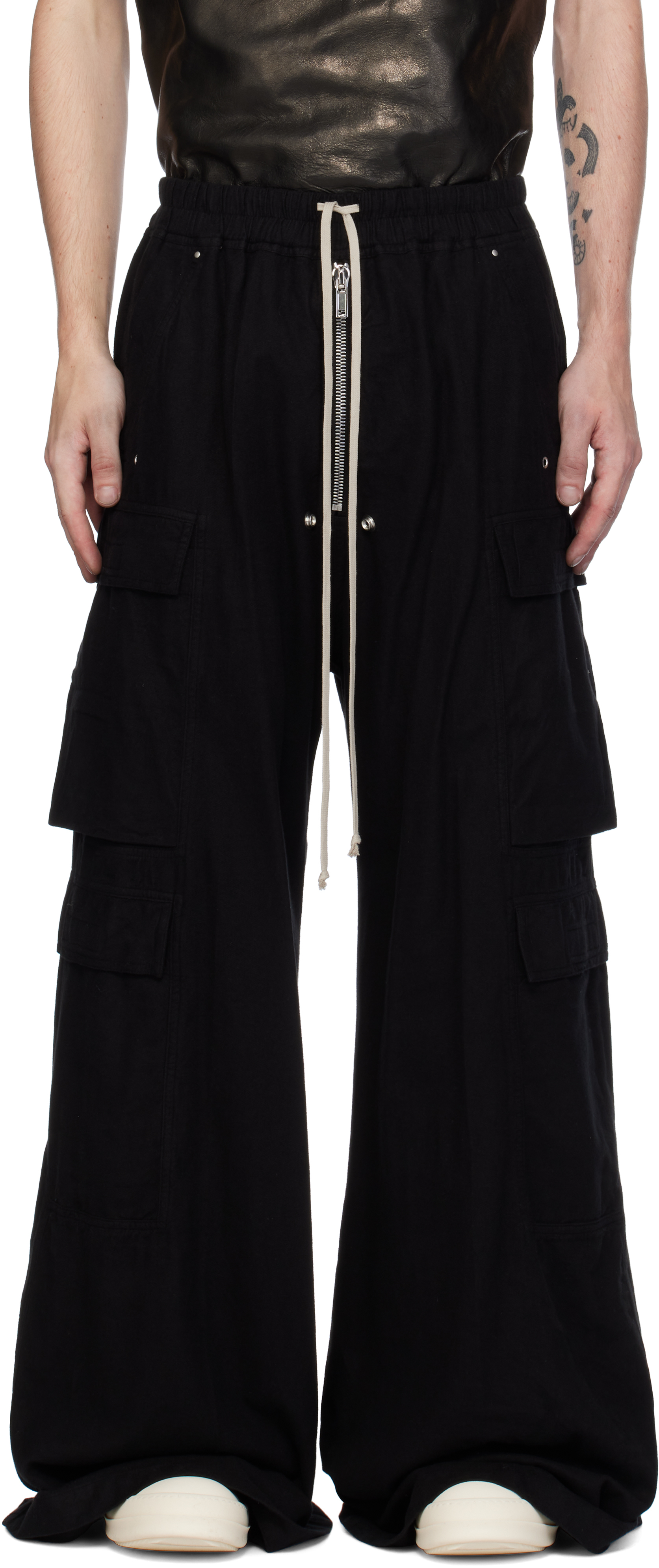 パンツ Rick Owens Porterville cargo belas RICK OWENS DRKSHDW Porterville Jumbo Belas Black Double