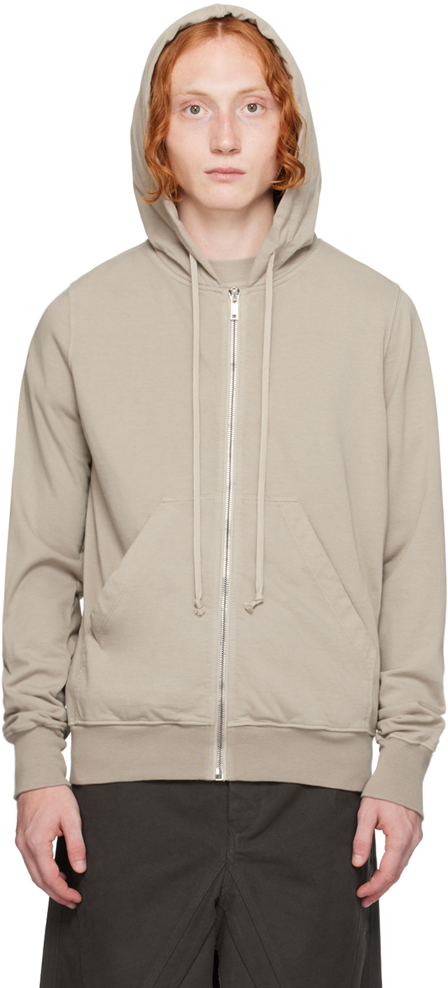 Shop Rick Owens Drkshdw Off-white Porterville Jason Hoodie In 08 Pearl