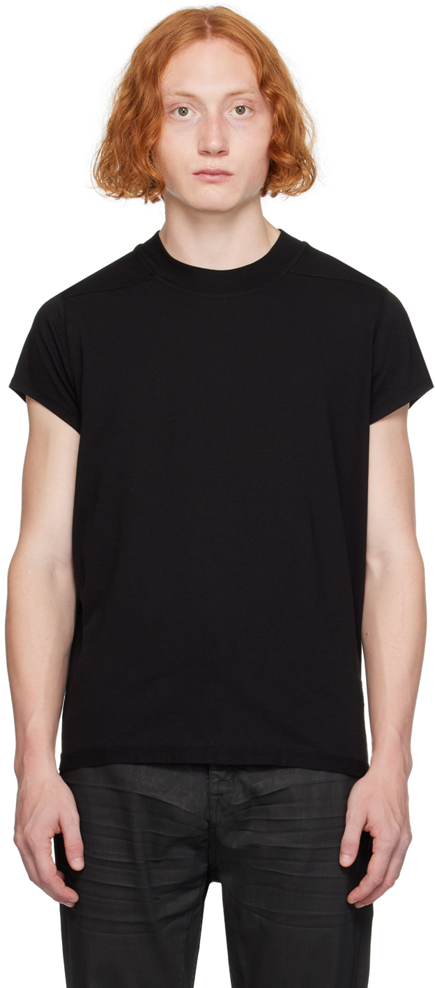 Shop Rick Owens Drkshdw Black Porterville Small Level T-shirt In 09 Black