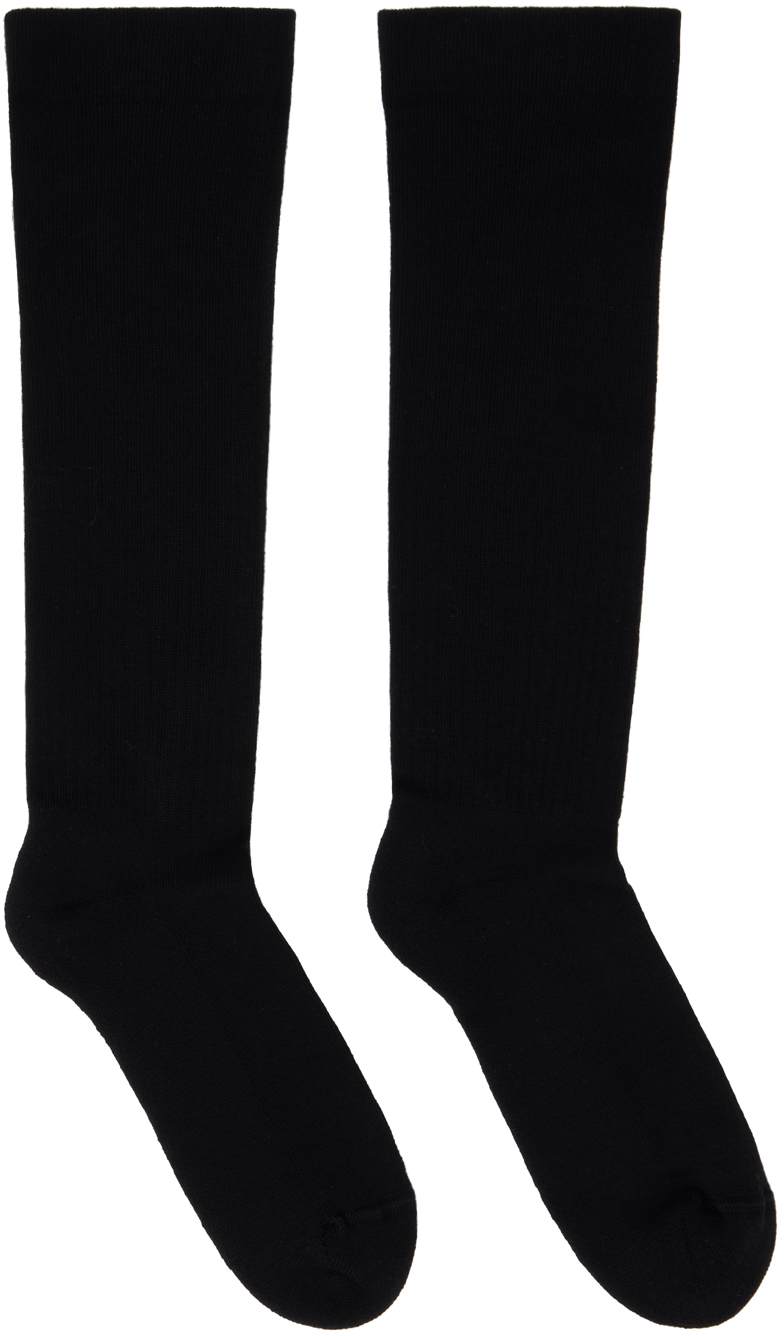 Black Porterville 'DRKSHDW' Knee High Socks