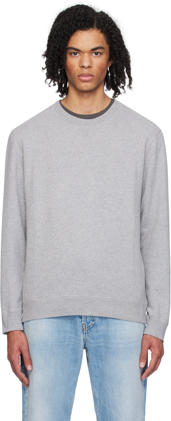 Gray V-Stitch Sweatshirt