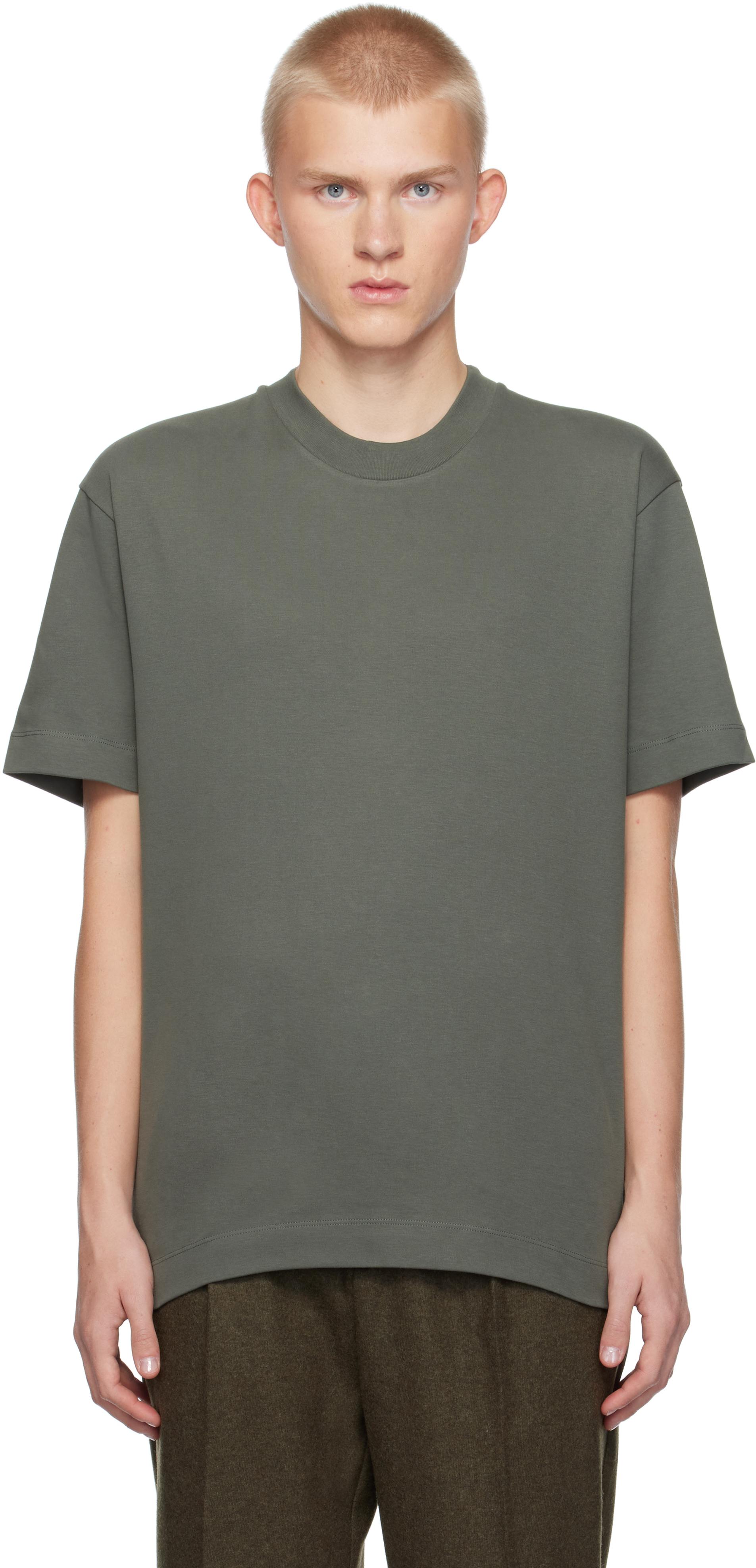 Green Relaxed-Fit Heavyweight T-shirt