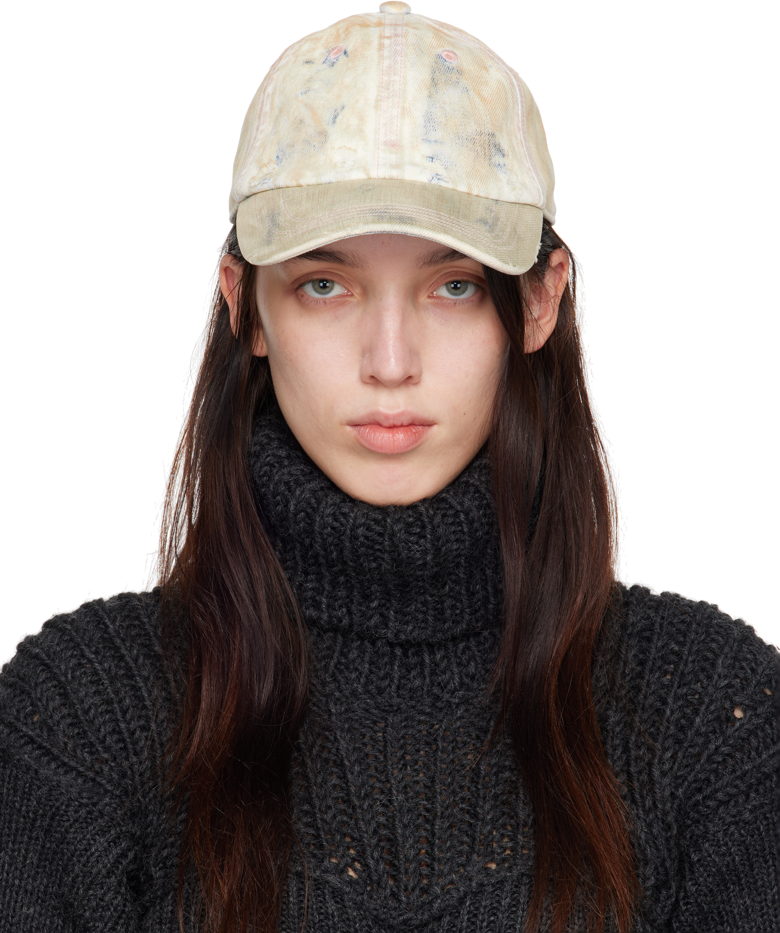 Gray Coated Denim Cap by Acne Studios on Sale