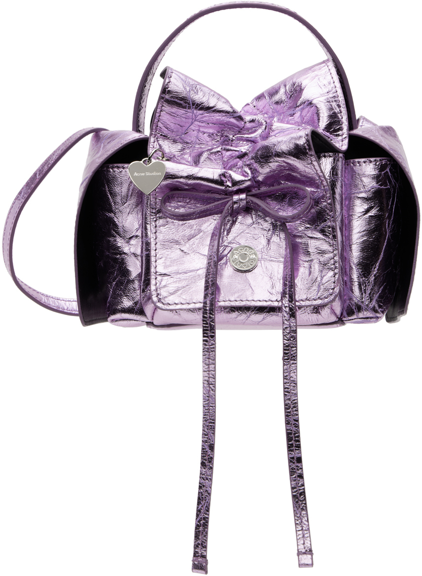 Purple Multipocket Mini Bag