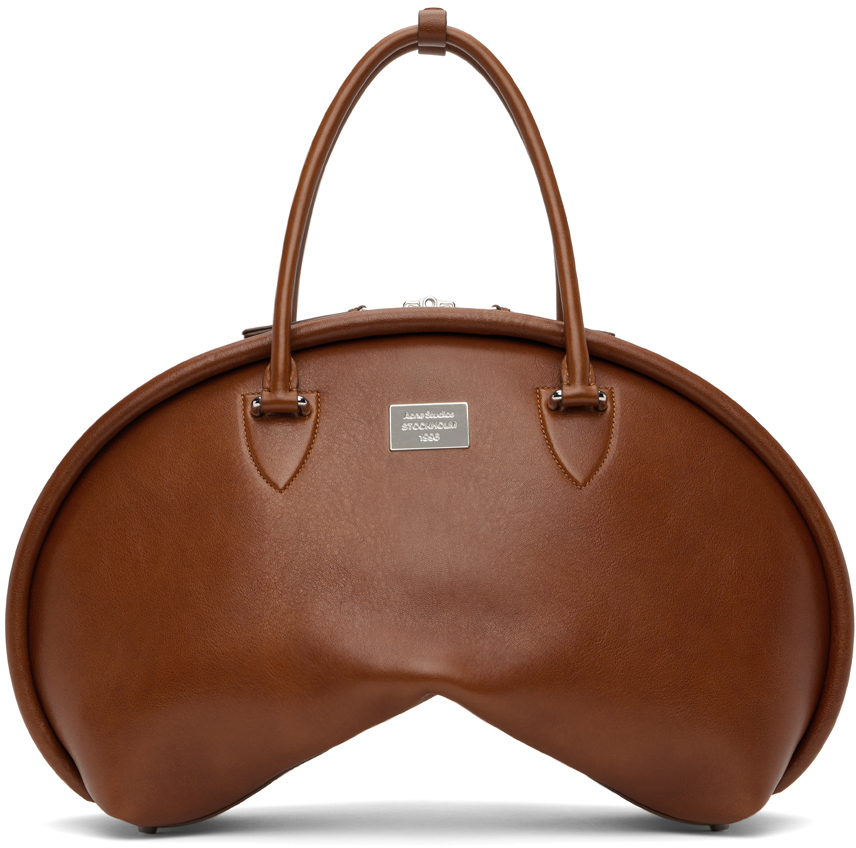 SSENSE Exclusive Brown Bowlina Shoulder Bag by Acne Studios