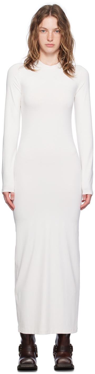 Off-White Crewneck Maxi Dress