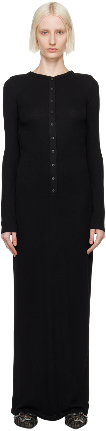 【関税込み】Acne Studios ブラック ハーネス マキシワンピース Acne Studiosのブラック ハーネス マキシワンピースがセール中