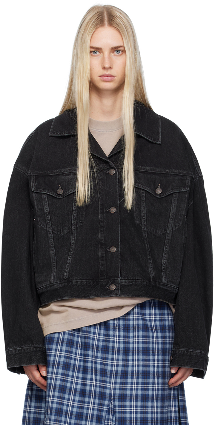 なAcne Studios Cropped denim jacket Acne Studios Cropped Denim Jacket | Blue | FARFETCH