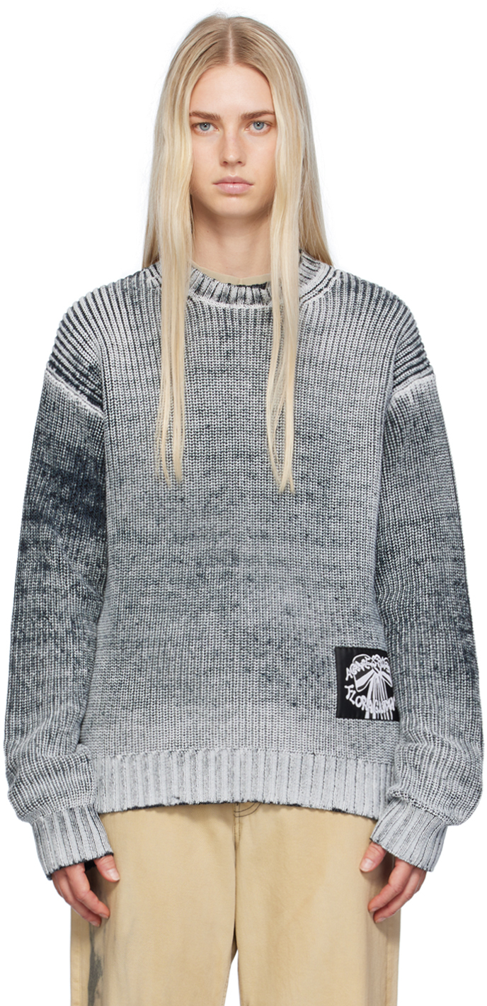 Black & White Faded Sweater