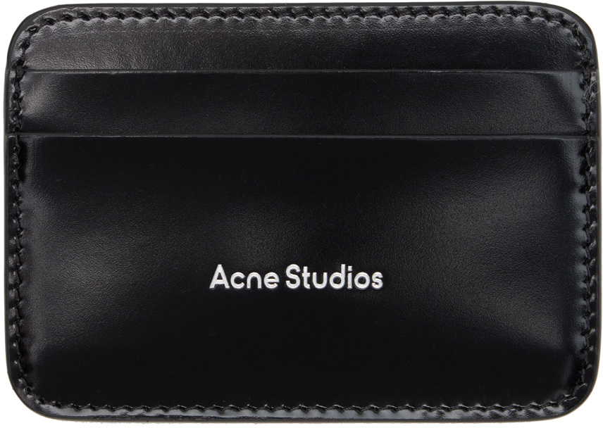 Black Leather Card Holder