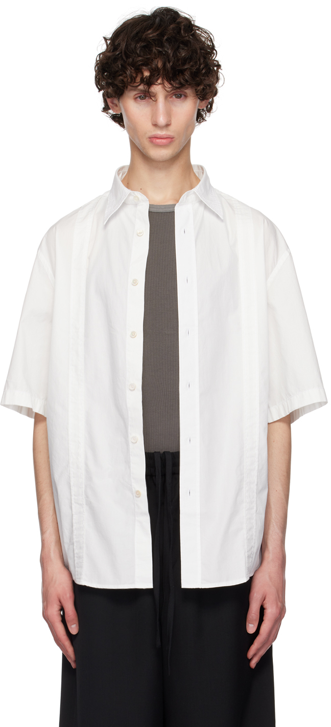 Shop Acne Studios White Button-up Shirt In 100 White