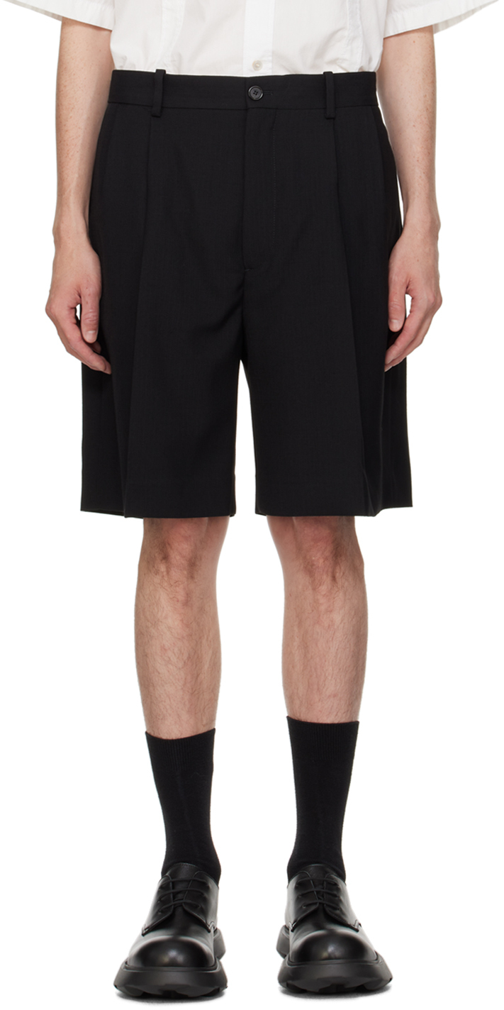 Black Tailored Shorts