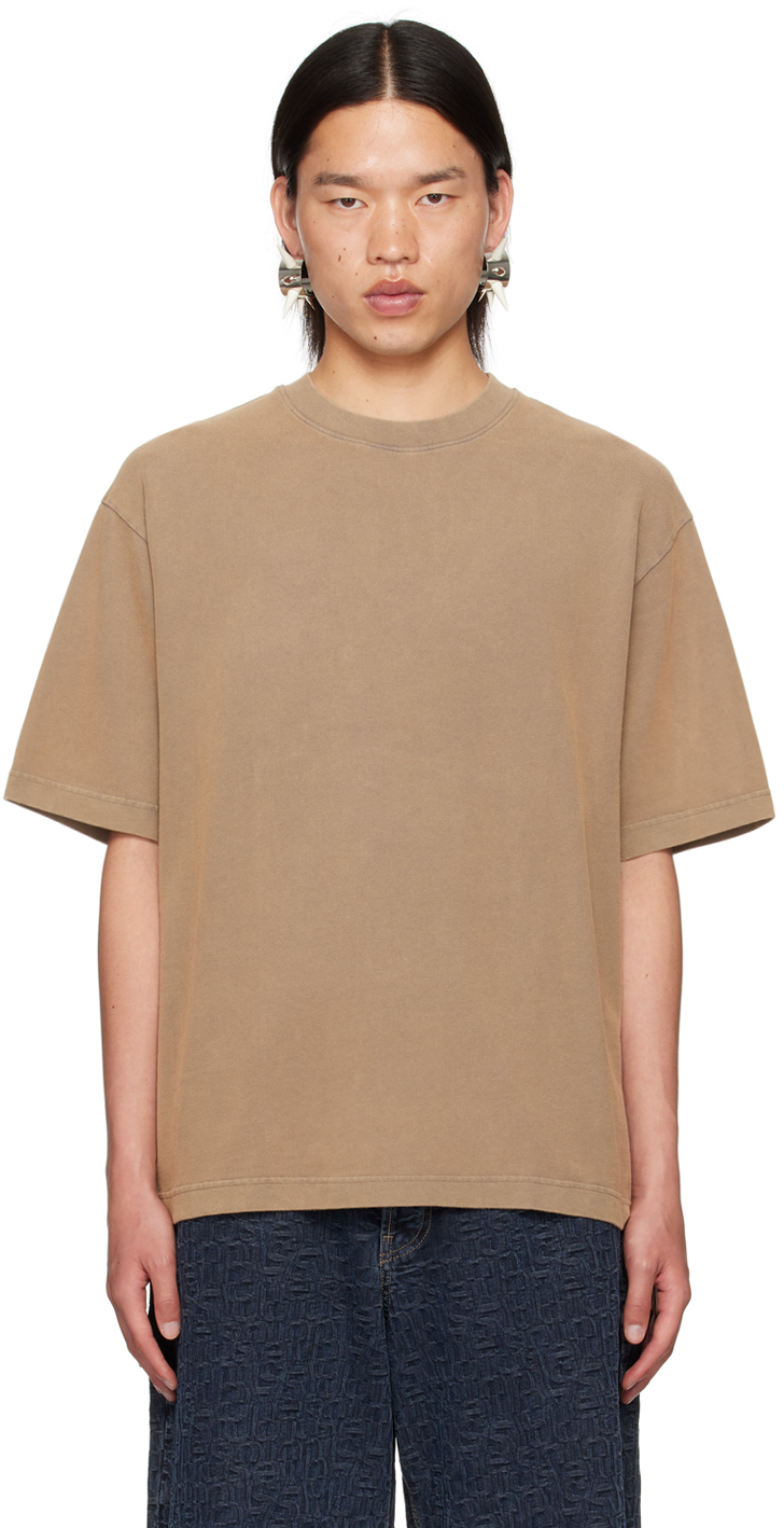 Brown Garment-Dyed T-Shirt