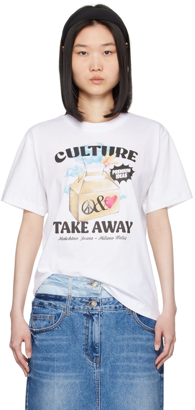 White 'Culture Take Away' T-Shirt