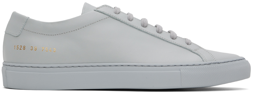 Shop Common Projects Gray Original Achilles Low Sneakers In 7543 Grey