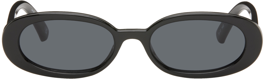 Le Specs Black Outta Love Sunglasses In Lsp1802189