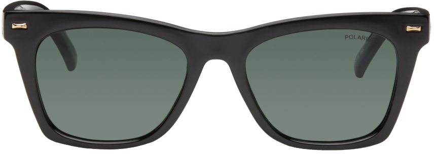 Shop Le Specs Black Chante Sunglasses In Lsp2452360